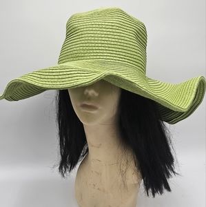 Goldcoast Sunwear Women's Green Wide  Adjustable Brim Sun Hat Size One Size